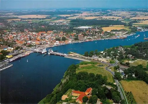 AK / Ansichtskarte  Kappeln_Schlei Fliegeraufnahme mit Jugendherberge Kappeln