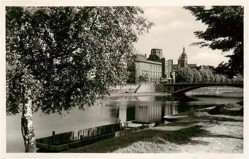 AK / Ansichtskarte  Hradec_Kralove_Koeniggraetz_CZ Partie u Tyrsova mostu