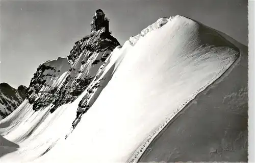 AK / Ansichtskarte  Jungfraujoch_3457m_BE Sphinxgipfel meteorologisches Observatorium Bergwelt Berner Alpen