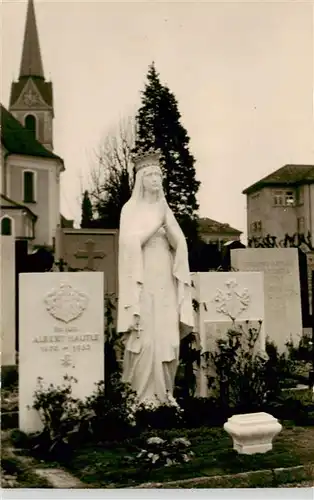 AK / Ansichtskarte  Chur_GR Friedhof Grab Heiligenfigur Statue