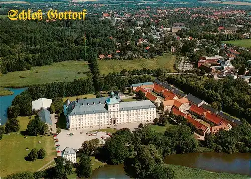AK / Ansichtskarte 73956770 Schleswig_Schlei_Erfde Fliegeraufnahme mit Schloss Gottorf