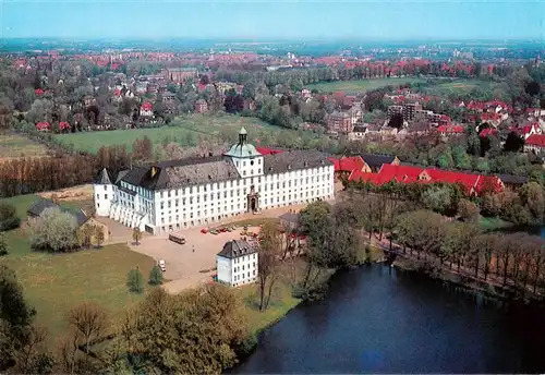 AK / Ansichtskarte 73956778 Schleswig_Schlei_Erfde Schloss Gottorf Fliegeraufnahme