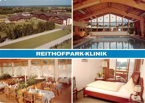 AK / Ansichtskarte  Bad_Feilnbach Reithofpark Klinik Hallenbad Speisesaal Zimmer