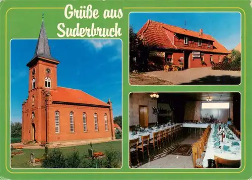 AK / Ansichtskarte  Gilten Kirche Das Dreimaedelhaus Gastraum