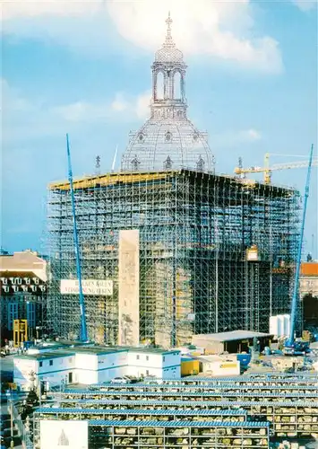 AK / Ansichtskarte  DRESDEN_Elbe Frauenkirche Wiederaufbau von 1994 bis 2005