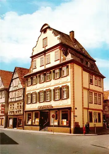 AK / Ansichtskarte  Butzbach Joutzsches Barockhaus und Henkelmannsches Fachwerkhaus