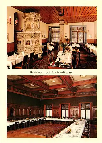 AK / Ansichtskarte  Basel_BS Restaurant Schluesselzunft Basel