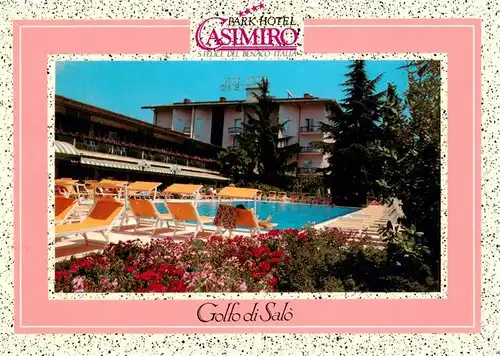 AK / Ansichtskarte 73956881 San_Felice_del_Benaco_Lago_di_Garda _IT Park Hotel Casmiro Pool