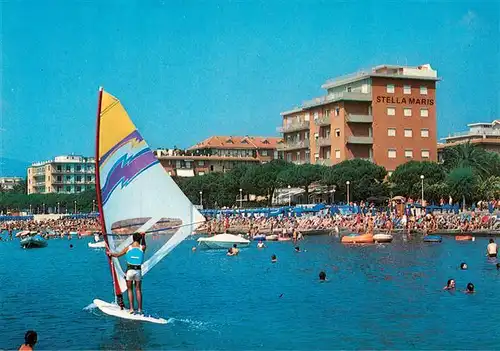AK / Ansichtskarte 73956887 San_Bartolomeo_al_Mare_Liguria_IT Hotel Stella Maris Strand