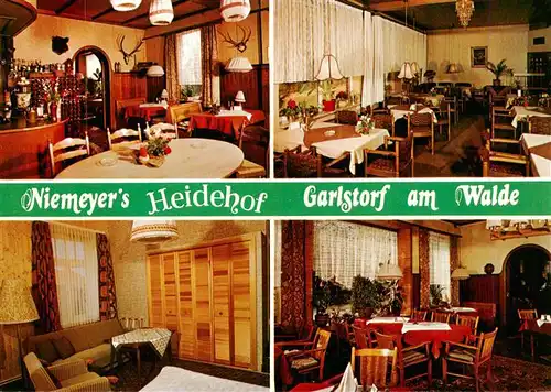 AK / Ansichtskarte 73956894 Garlstorf_Walde Niemeyers Heidehof Gastraeume Zimmer