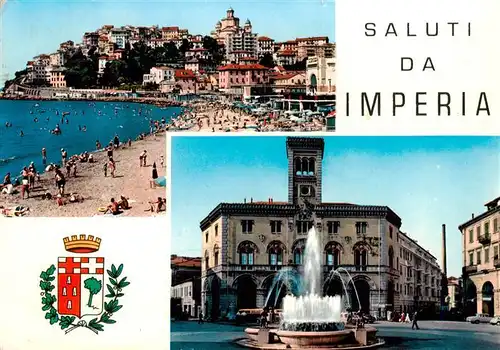 AK / Ansichtskarte 73956914 Imperia_Liguria_IT Panorama Brunnen