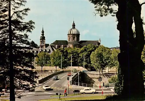 AK / Ansichtskarte  NAMUR-sur-Meuse_Belgie Pont de lEveche et Cathedrale St Aubain