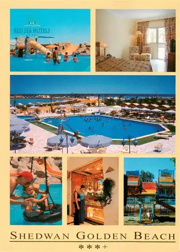 AK / Ansichtskarte  Hurghada_Egypt Red Sea Hotels Shedwan Golden Beach Teilansichten