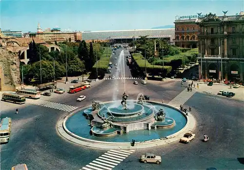 AK / Ansichtskarte  ROMA__Rom_IT Platz der Republik und Brunnen der Exedra