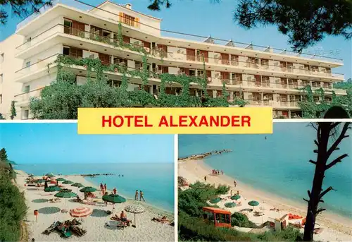 AK / Ansichtskarte 73957079 Chalkidiki_Halkidiki_Greece Hotel Alexander Strandpartien