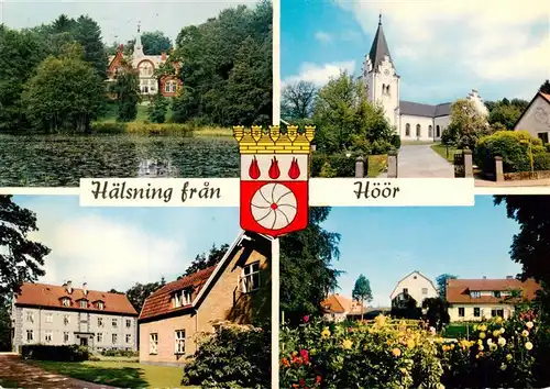 AK / Ansichtskarte 73957107 Hoeoer Schloss Kirche Teilansichten