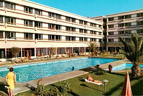 AK / Ansichtskarte 73957123 Agadir_Maroc Hotel Bahia Pool
