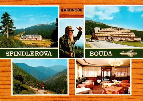 AK / Ansichtskarte 73957128 Krkonose_Karkonosze_Riesengebirge Spindlerova Bouda Panorama Gastraum