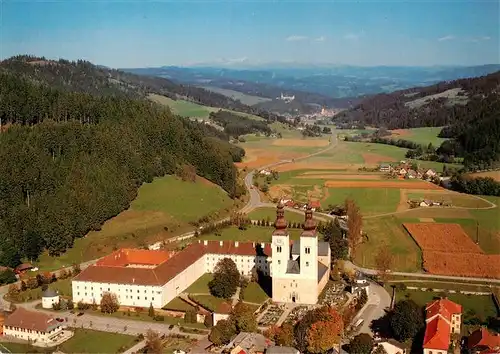 AK / Ansichtskarte  Gurk_Gurktal_Kaernten_AT Romanischer Dom Salvatorianerkolleg Fliegeraufnahme