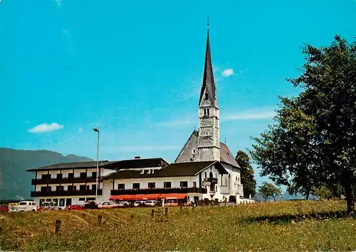 AK / Ansichtskarte  Kundl_Tirol_AT Gasthof St Leonhard Kirche