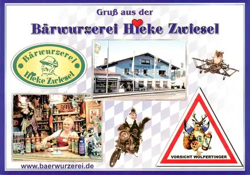 AK / Ansichtskarte  Zwiesel__Niederbayern Baerwurzerei Hieke