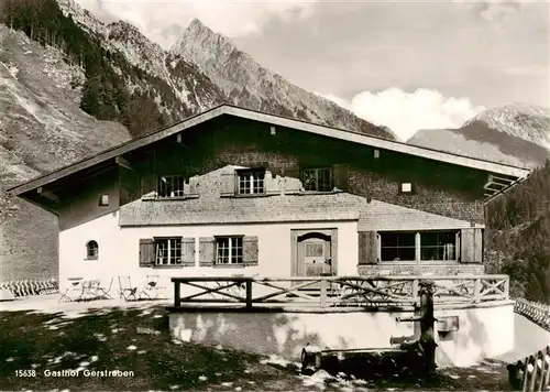 AK / Ansichtskarte  OBERSTDORF Gasthof Gerstruben mit Hoefats und Rauheck