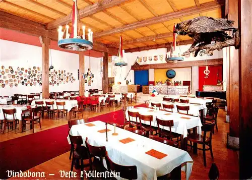 AK / Ansichtskarte 73957269 Vindobona Veste Hoellenstein Restaurant