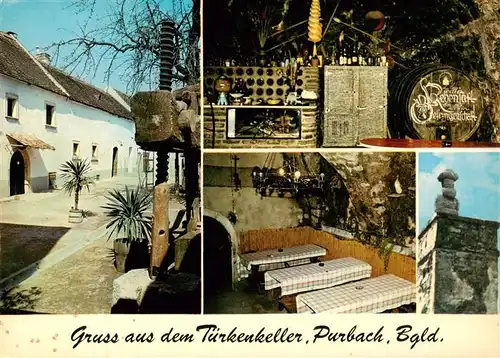 AK / Ansichtskarte  Purbach_Neusiedler_See Tuerkenkeller Gaststube
