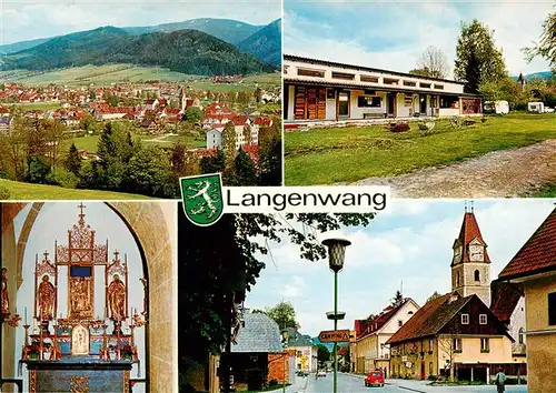 AK / Ansichtskarte  Langenwang_Steiermark Sommerfrische Campingplatz Schwimmbad