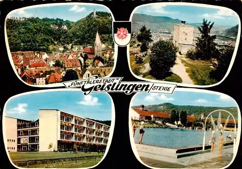 AK / Ansichtskarte 73957321 Geislingen__Steige Teilansichten Freibad Fuenftaelerstadt