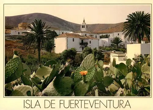 AK / Ansichtskarte  Betancuria_Fuerteventura_ES Dorfpartie mit Kirche