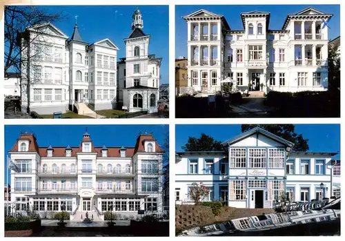 AK / Ansichtskarte  Heringsdorf__Ostseebad_Usedom Baederarchitektur Aurora Fortuna Esplanade und Flora