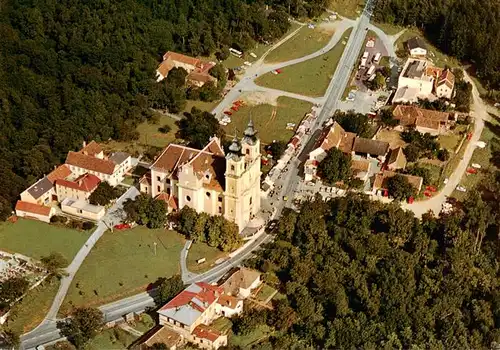 AK / Ansichtskarte 73957388 Horn_Waldviertel_Niederoesterreich_AT Wallfahrtskirche Maria Dreieichen Fliegeraufnahme