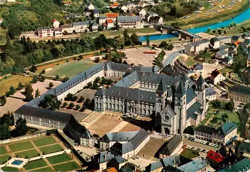 AK / Ansichtskarte 73957395 Echternach_Luxembourg Basilique St Willibrord et ancien Couvent Fliegeraufnahme