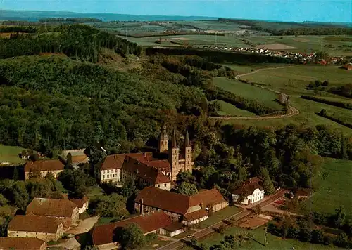 AK / Ansichtskarte  Marienmuenster Fliegeraufnahme mit Ehem Abteikirche