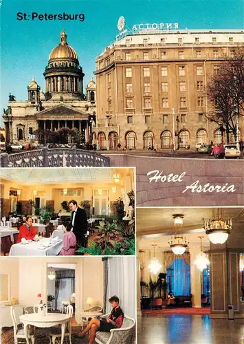 AK / Ansichtskarte 73957411 St_Petersburg_Leningrad Hotel Astoria Gastraum Zimmer Foyer