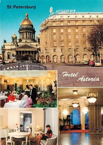 AK / Ansichtskarte  St_Petersburg_Leningrad Hotel Astoria Gastraum Zimmer Foyer