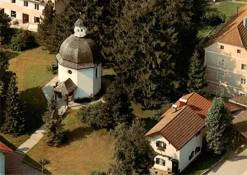 AK / Ansichtskarte  Oberndorf_Salzburg_AT Gedaechtniskapelle Fliegeraufnahme