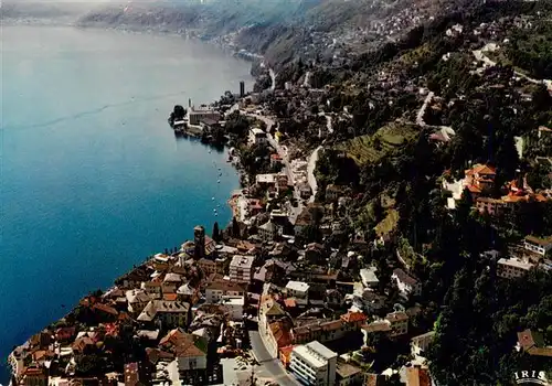 AK / Ansichtskarte  Brissago_Lago_Maggiore_TI Fliegeraufnahme