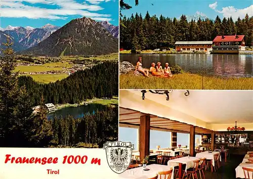 AK / Ansichtskarte 73957477 Reutte_Tirol_AT Frauensee Berggasthof Pension Panorama Speisesaal