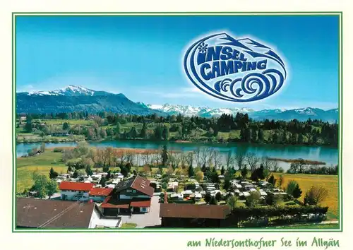 AK / Ansichtskarte  Niedersonthofen_Waltenhofen_Bayern Insel Camping am Niedersonthofner See