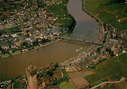 AK / Ansichtskarte  BERNKASTEL-KUES_Berncastel Moselpartie Fliegeraufnahme