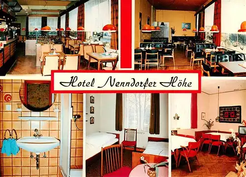 AK / Ansichtskarte 73957502 Bad_Nenndorf Hotel Nenndorfer Hoehe Gastraeume Bad Gaestezimmer