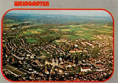 AK / Ansichtskarte  Weingarten__Wuerttemberg Fliegeraufnahme