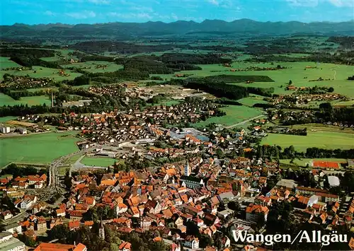 AK / Ansichtskarte 73957530 Wangen_Allgaeu_Bayern Fliegeraufnahme