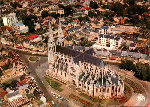 AK / Ansichtskarte  Chateauroux_36_Indre Eglise St Andre Quartier St Luc Vue aerienne