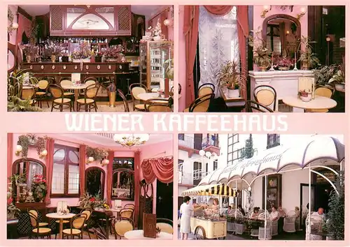 AK / Ansichtskarte 73957571 Gyoer_Csorna_HU Wiener Kaffeehaus Gastraeume Terrasse