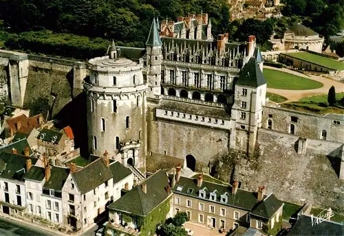 AK / Ansichtskarte  Amboise_37_Indre-et-Loire Château du XVe siècle Collection Les Merveilles du Val de Loire vue aérienne