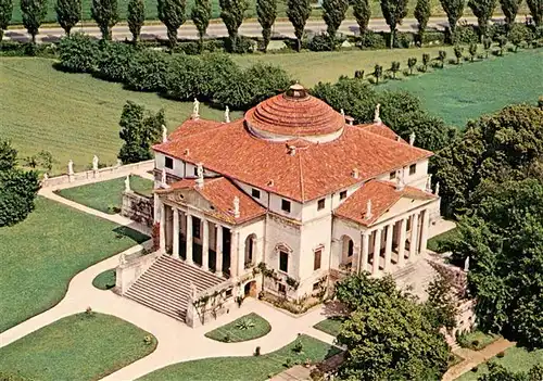 AK / Ansichtskarte  Vicenza_Veneto_IT Villa La Rotonda del Palladio veduta aerea