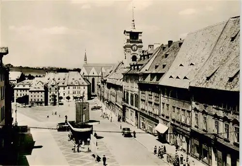 AK / Ansichtskarte  Cheb_Eger_CZ Namesti cs. armady Platz Stadtzentrum